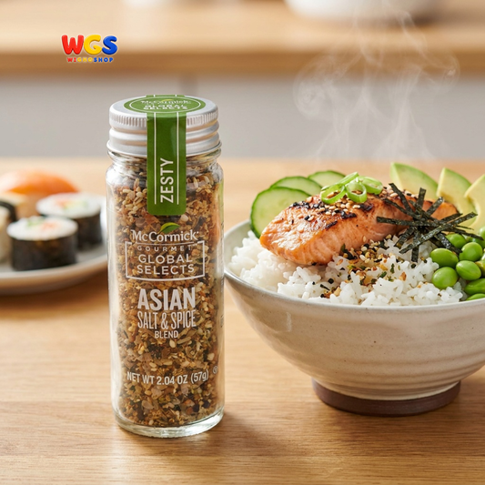McCormick Gourmet Global Selects Asian Salt & Spice Blend 57g - Bumbu Tabur Asia Nasi Sushi Seafood Mie Sayur