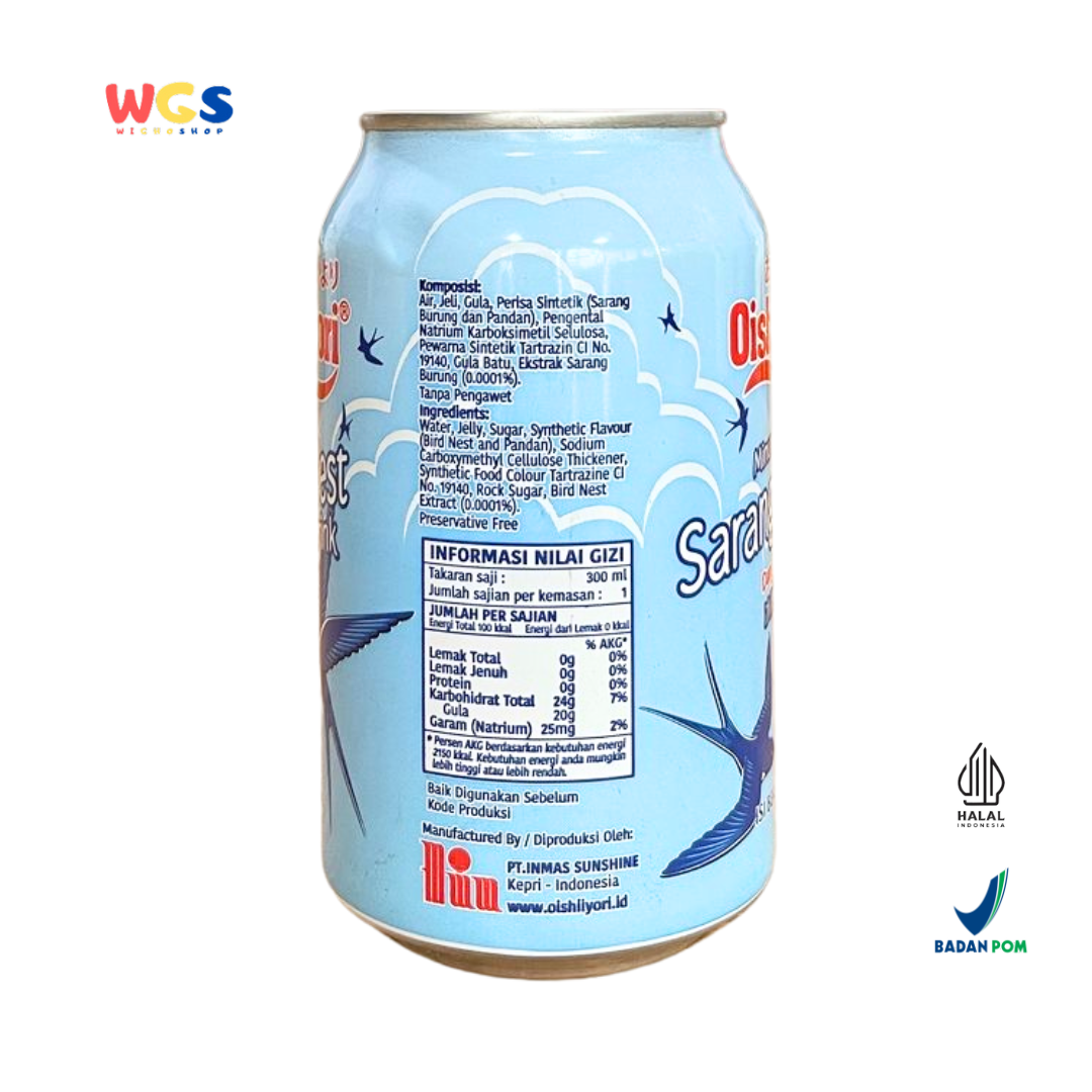 Oishiiyori Bird’s Nest Flavour Drink 300ml – Minuman Rasa Sarang Burung yang Menyegarkan