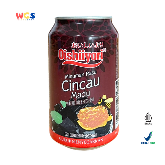 Oishiiyori Grass Jelly Honey Drink 300ml – Minuman Cincau Madu yang Menyegarkan