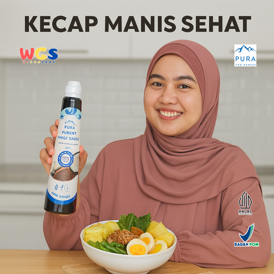 PURA Kecap Manis Kelapa Purest Sweet Sauce 200ml Rendah Gula Organik Bebas Kedelai