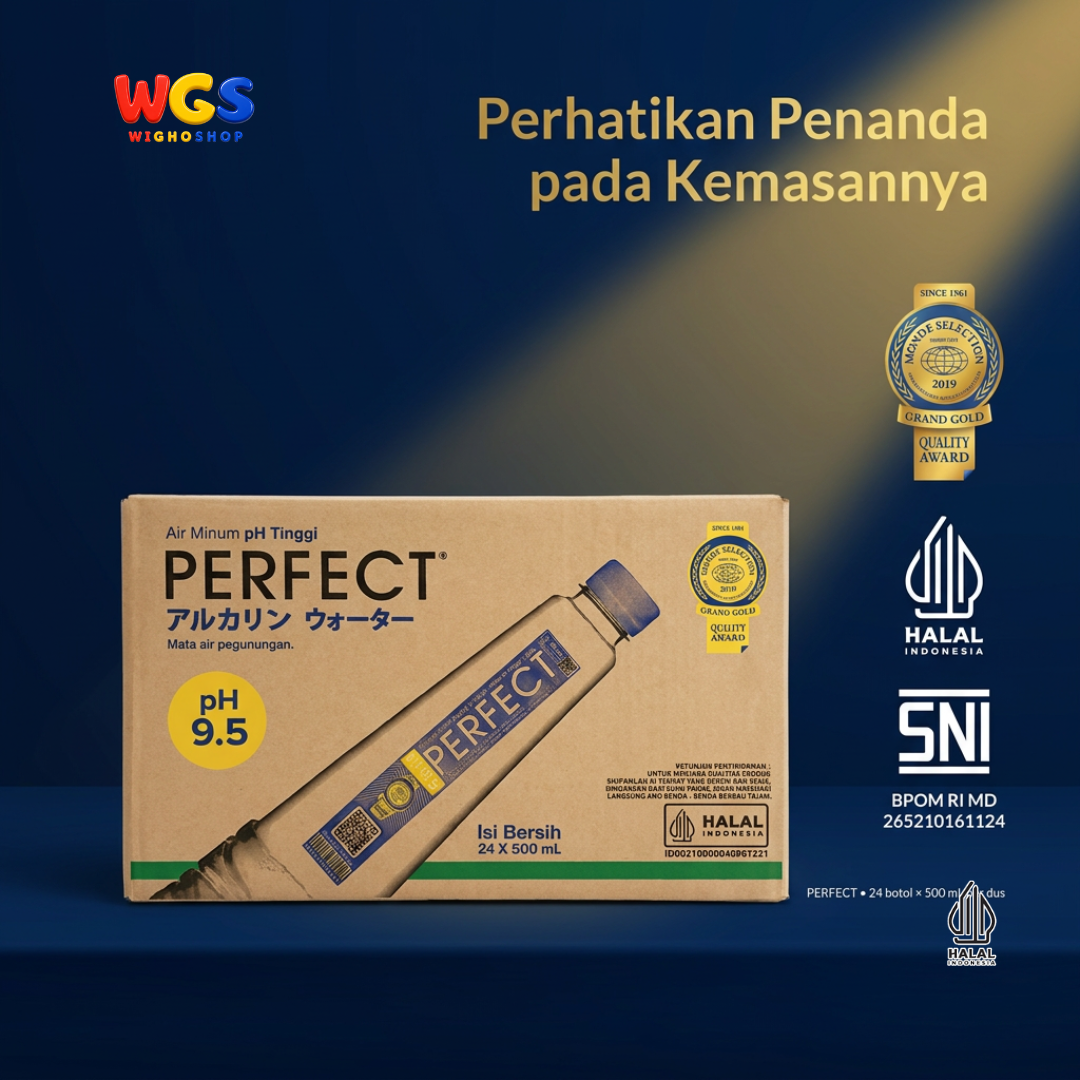 Perfect Alkaline Water pH 9.5 - 24 bottles x 500ml