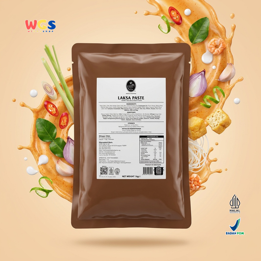 Prima Taste Laksa Paste 1kg - Bumbu Laksa Singapura Siap Pakai Kuah Mie Laksa Seafood Restoran Catering