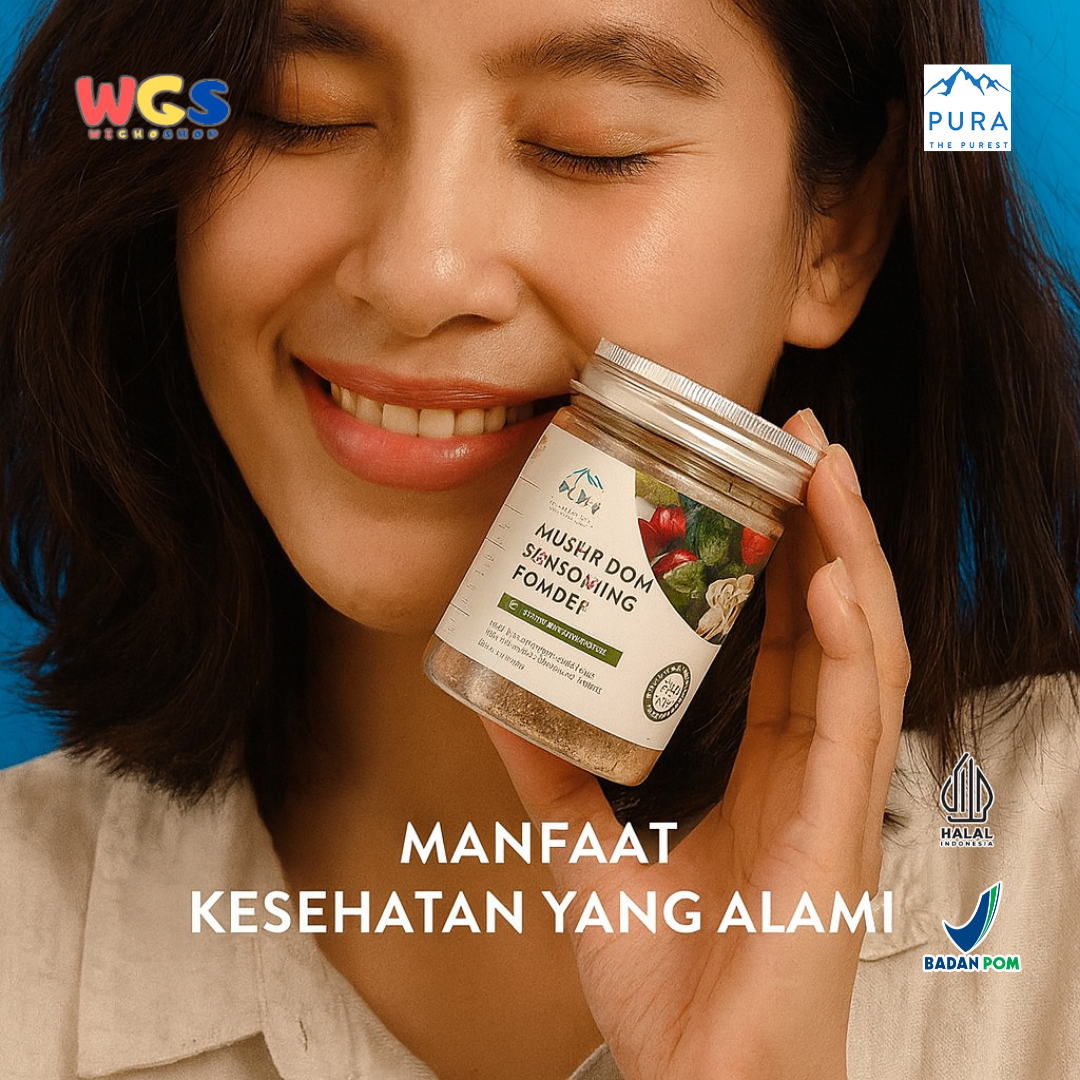 Pura Mushroom Seasoning Powder Kaldu Jamur 100g – Tanpa MSG, Gula & Pengawet