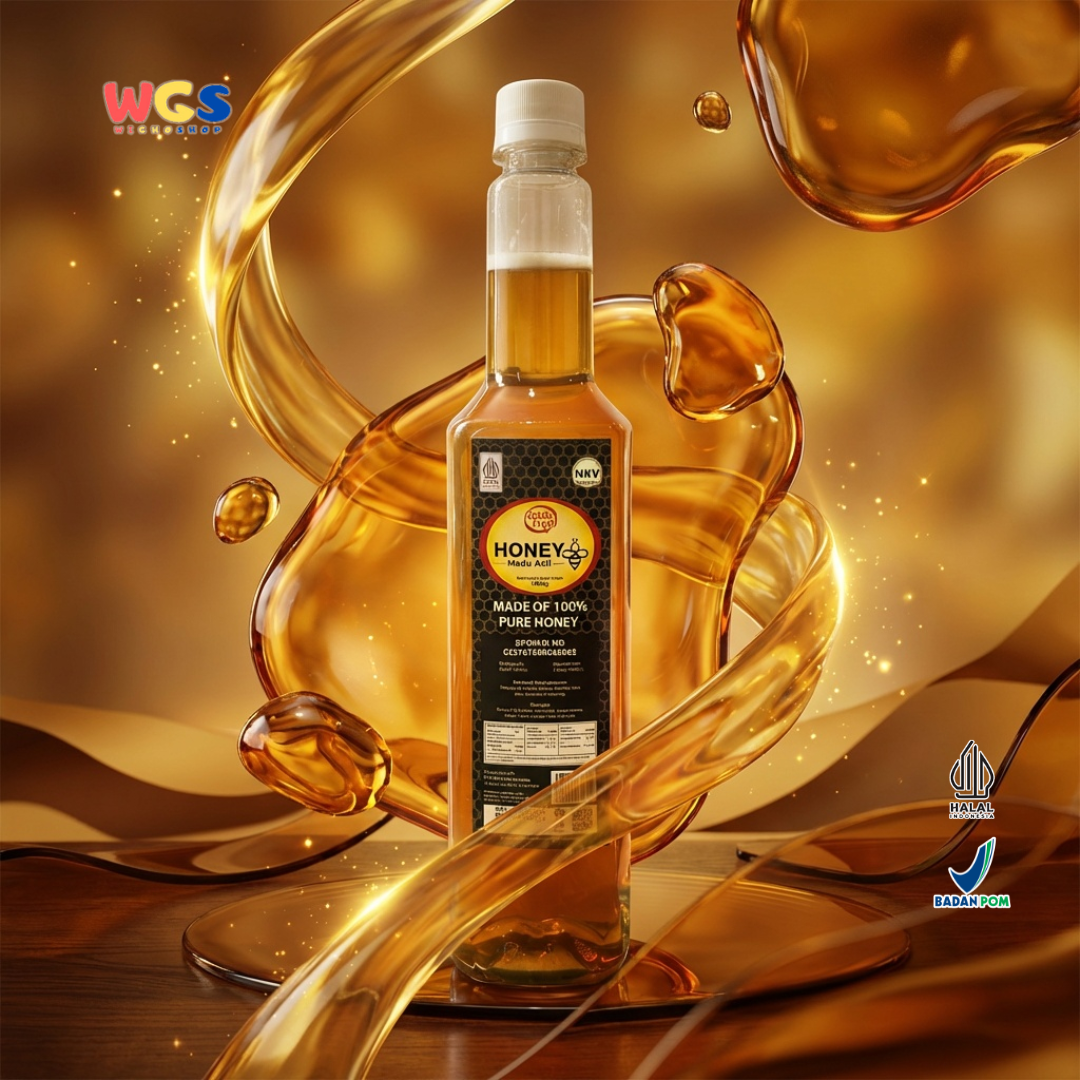 Quick Fresh Honey Madu Asli 1000g - Madu Murni 100% Untuk Minuman, Makanan dan Masakan
