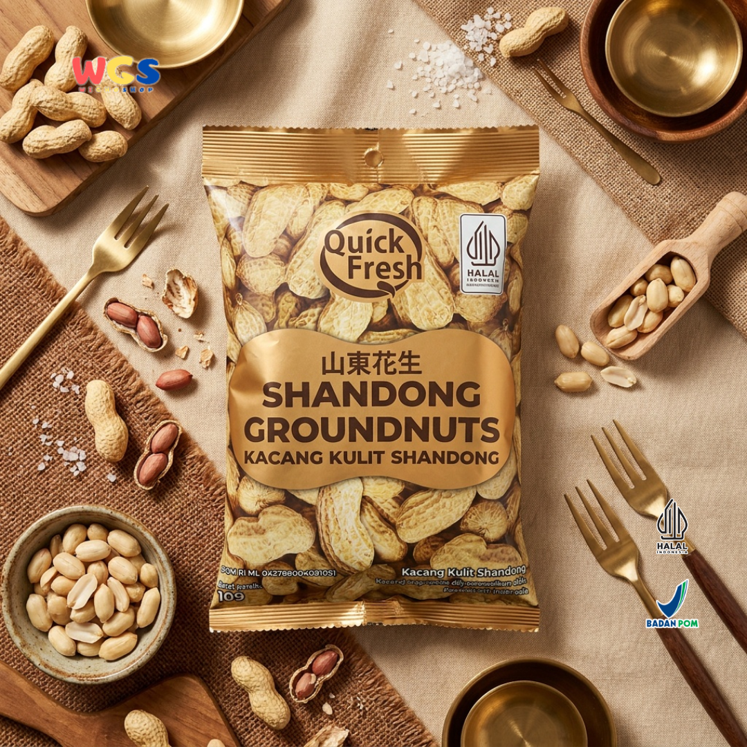 Quick Fresh Shandong Groundnut 110g - Kacang Kulit Shandong Gurih Renyah