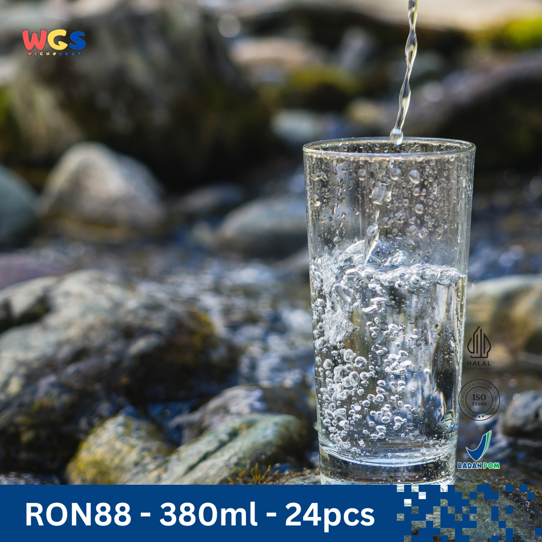 RON88 Mineral Water Bottles 380ml (24 pcs) – Quality Mountain Water with an Exclusive Design