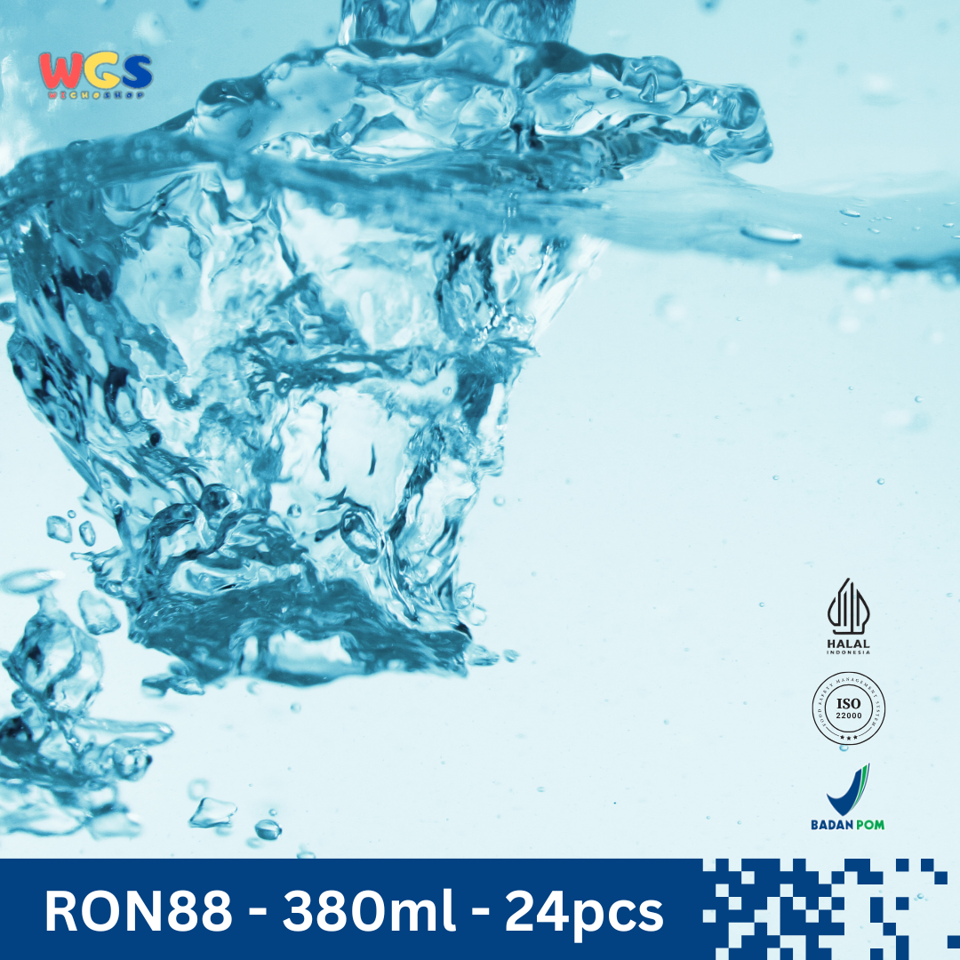 RON88 Mineral Water Bottles 380ml (24 pcs) – Quality Mountain Water with an Exclusive Design