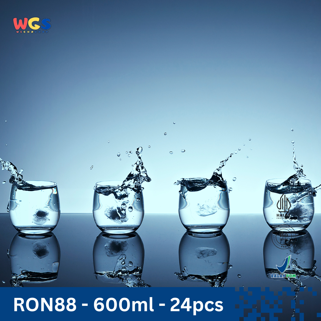 RON88 Mineral Water Bottles 600ml (24 pcs) – Mountain Freshness in Every Drop