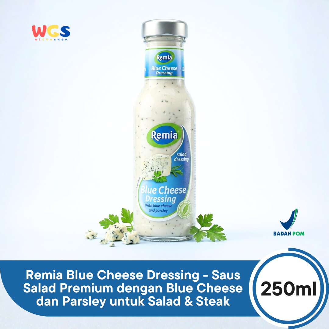 Remia Blue Cheese Dressing 250ml – Creamy Blue Cheese Dressing for Sal –  WIGHOSHOP