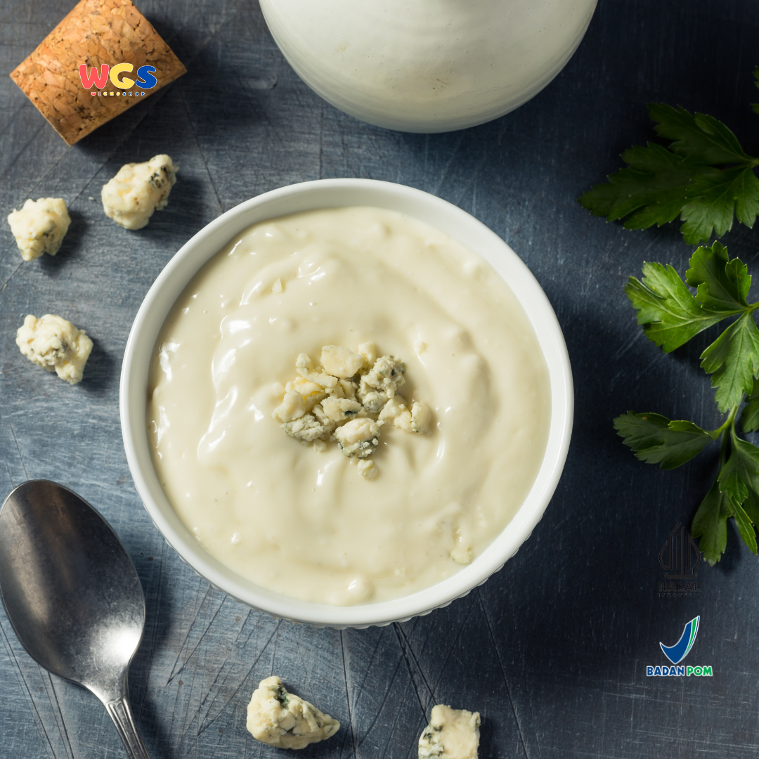 Remia Blue Cheese Dressing 250ml – Saus Keju Biru Creamy untuk Salad, Daging Panggang, dan Burger