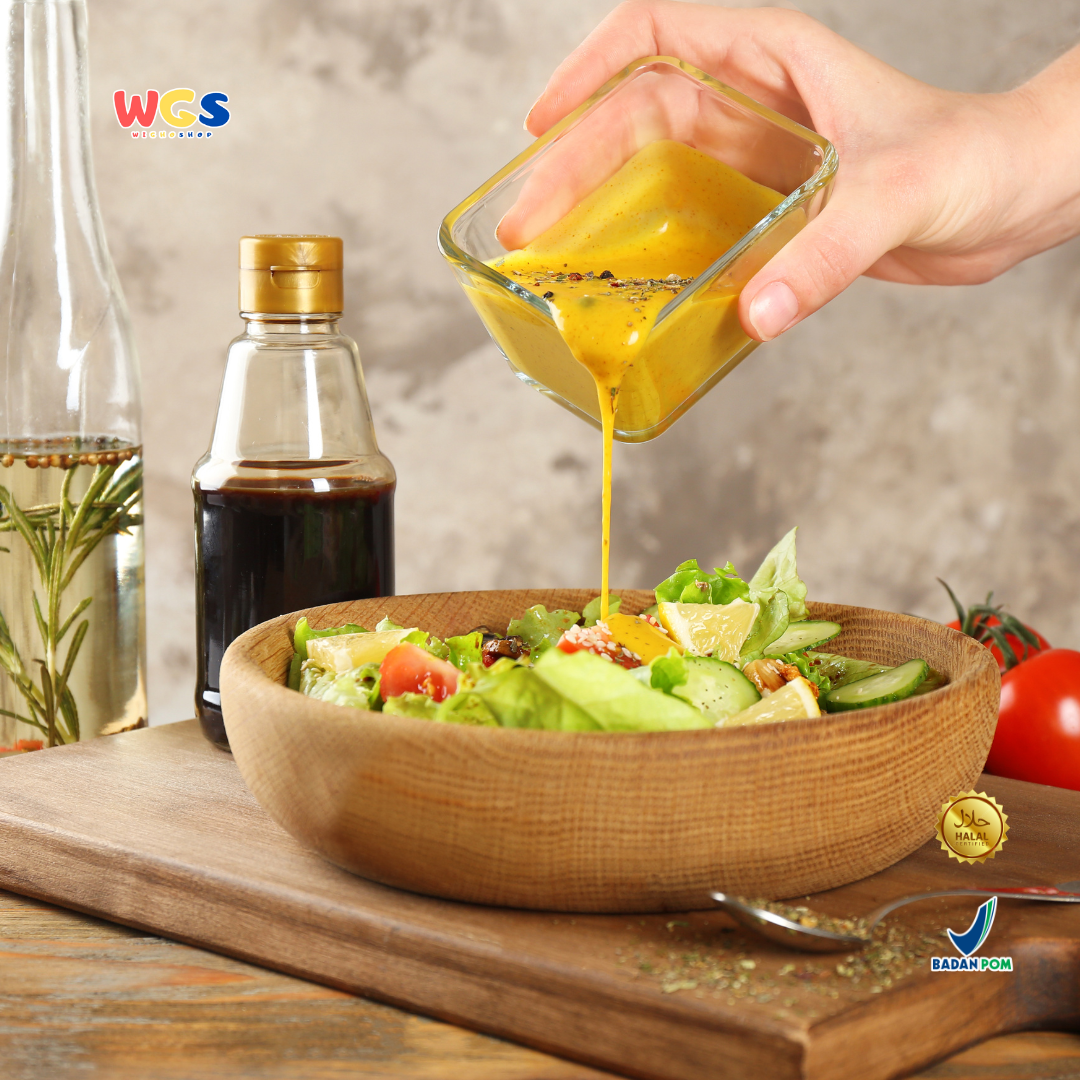 Remia Salata Honey Mustard Dressing 500ml – Creamy Honey & Mustard Salad Dressing for Wraps & Sandwiches