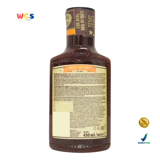Remia Sweet Dalton Smokey BBQ Honey 450ml – Smokey & Honey BBQ Sauce for Grilled Meat & Fish