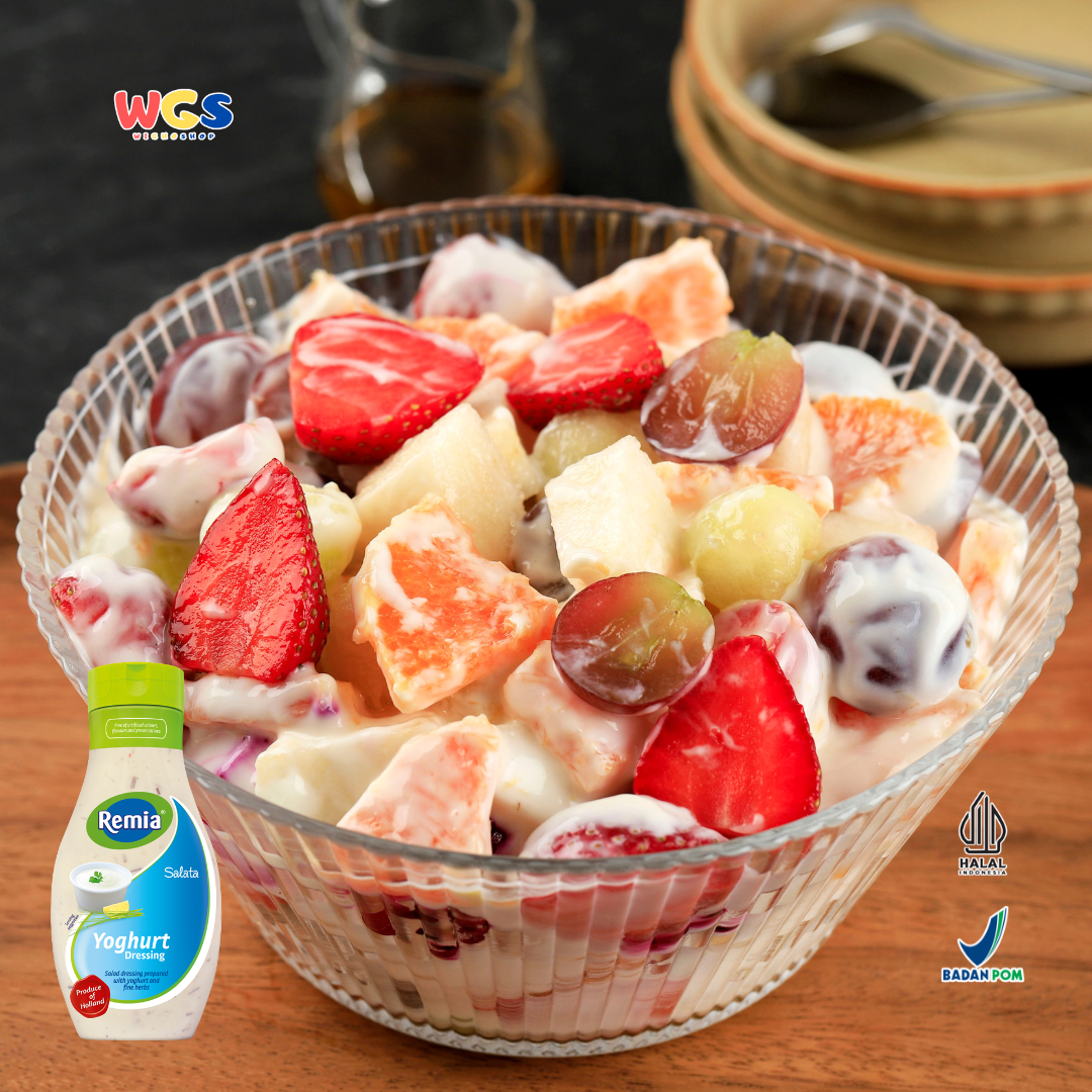 Remia Yoghurt Dressing 500ml – Saus Yoghurt Segar dengan Rempah Halus untuk Salad Sehat dan Lezat
