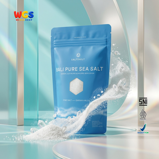 SALTDAILY Bali Pure Sea Salt Fine Salt 300g - Garam Laut Bali Murni Halus Beriodium Bumbu Dapur Seasoning Masakan