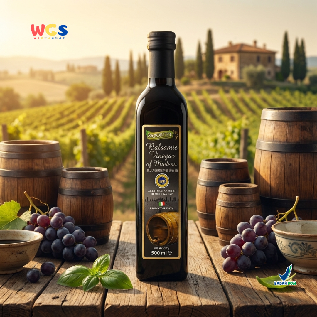 Saporito Balsamic Vinegar of Modena - Balsamic vinegar salad dressing -500 ml