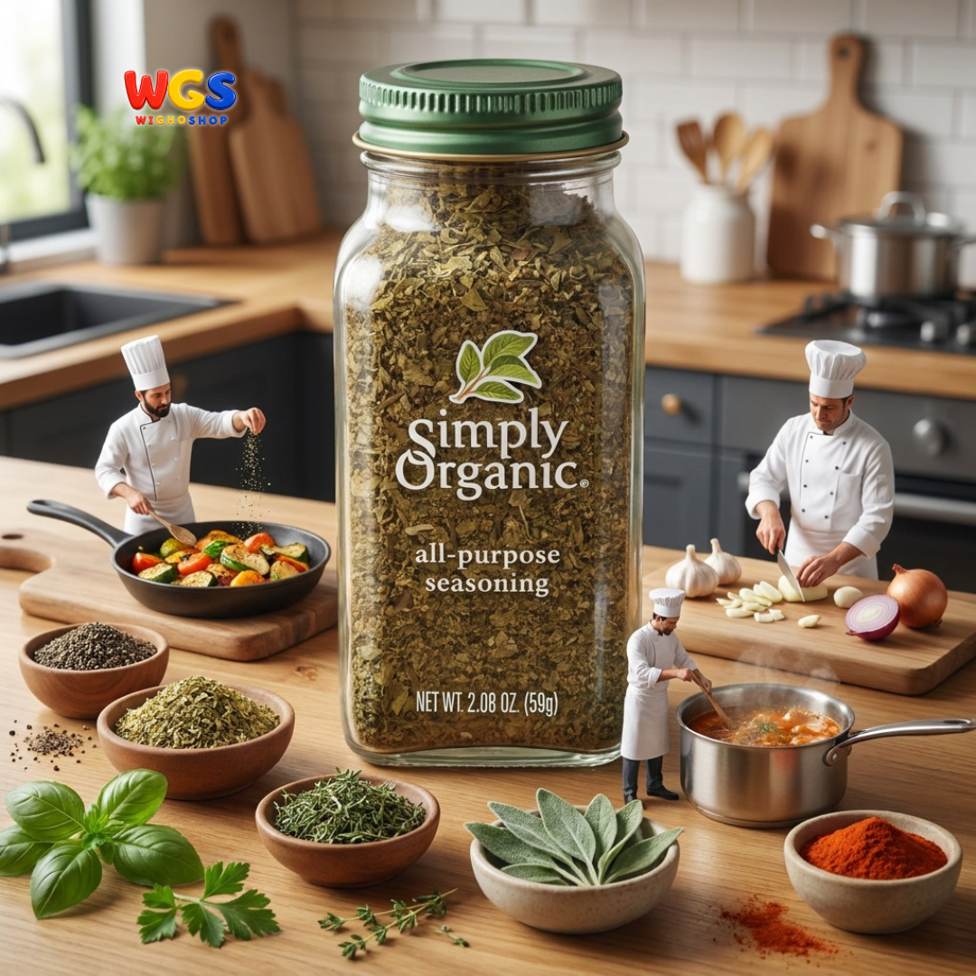 Simply Organic All-Purpose Seasoning 59g - Bumbu Serbaguna Organik Rempah Ayam Daging Ikan Sayur Sup Pasta