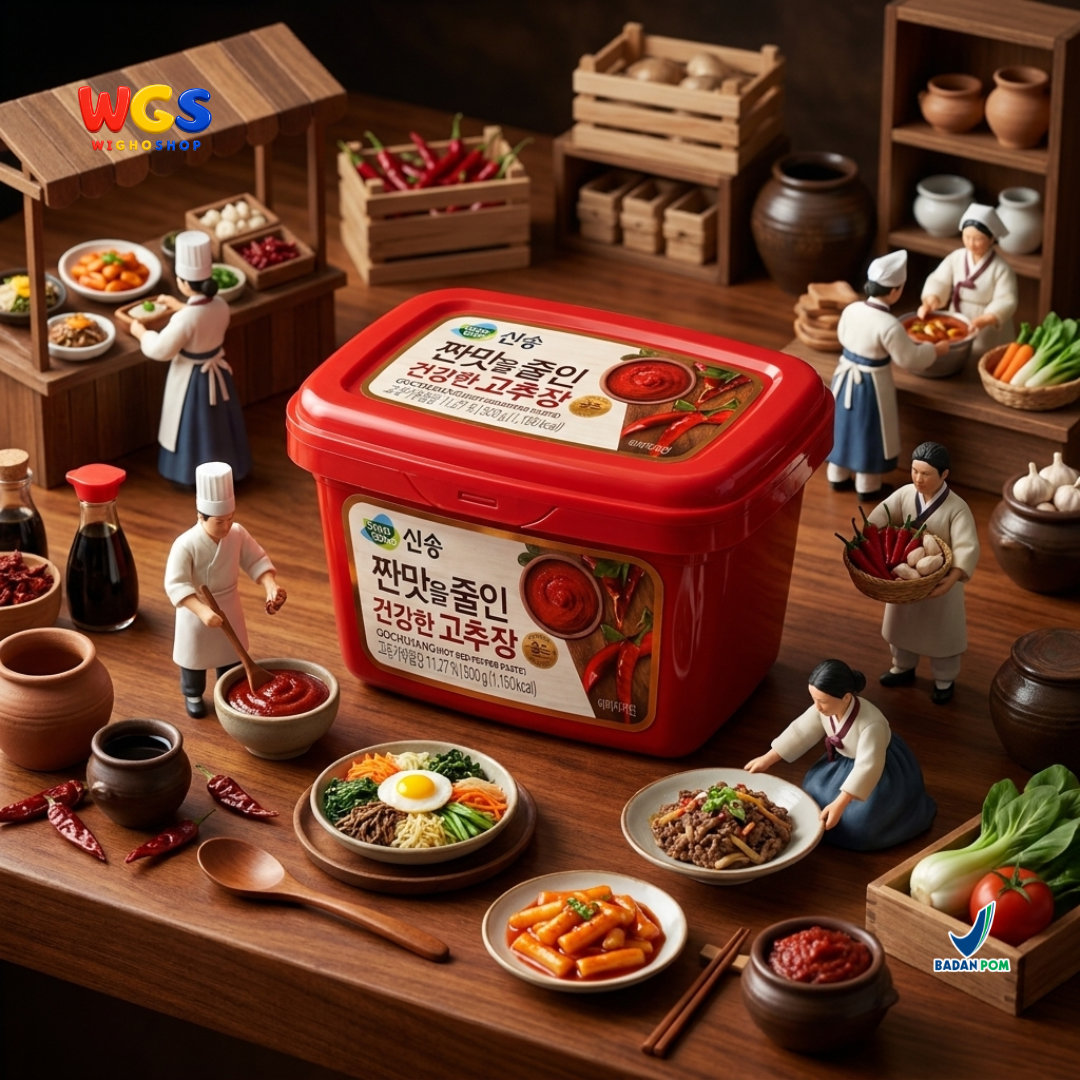 Sing Song Gochujang 500g - Pasta Cabai Korea Red Pepper Paste Bumbu Tteokbokki Bibimbap Korean BBQ Saus Pedas