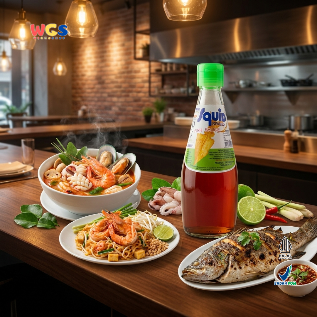 Squid Brand Fish Sauce 300 ml - Thai Fish Oil Sauce