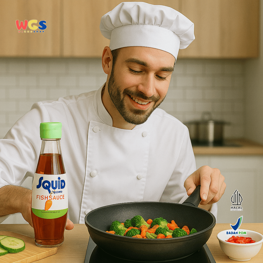 Squid Brand Fish Sauce 300 ml - Saus Minyak Ikan Thailand