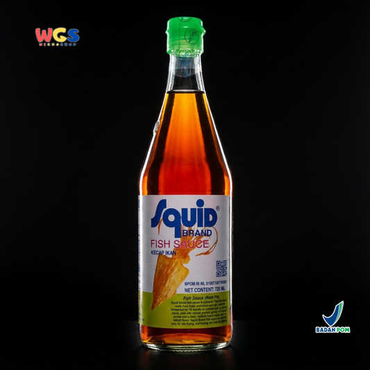Squid Brand Fish Sauce Nam Pla 725 ml – Kecap Ikan Asli Thailand Fermentasi Anchovy