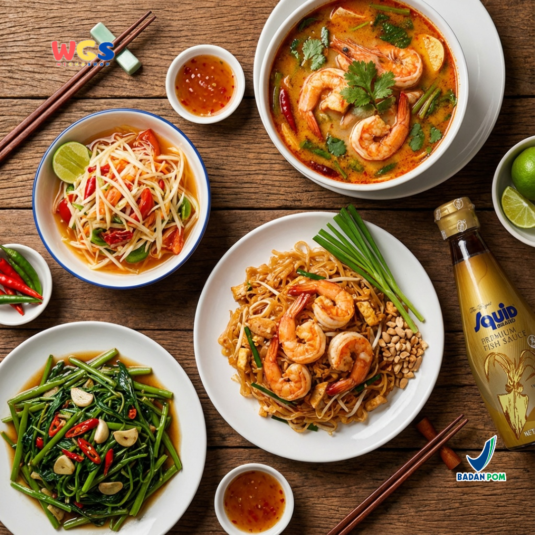 Squid Brand Premium Fish Sauce First Extract 300 ml – Kecap Ikan Premium Asli Thailand
