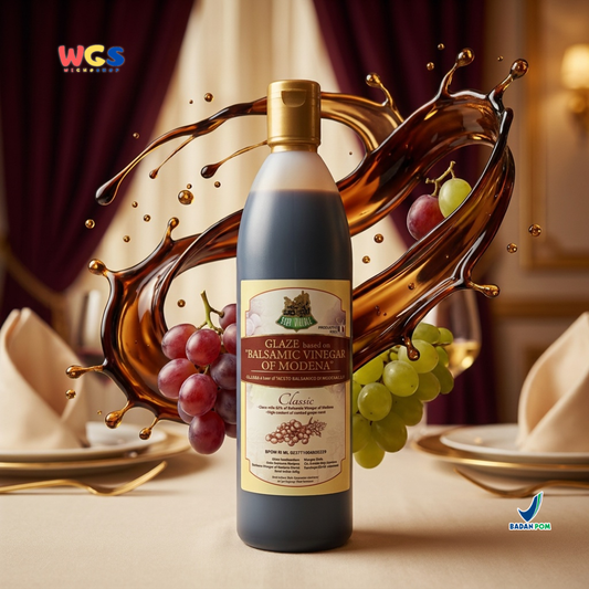 Star Village Balsamic Vinegar Glaze 500g - Saus Cuka Modena untuk Salad Steak