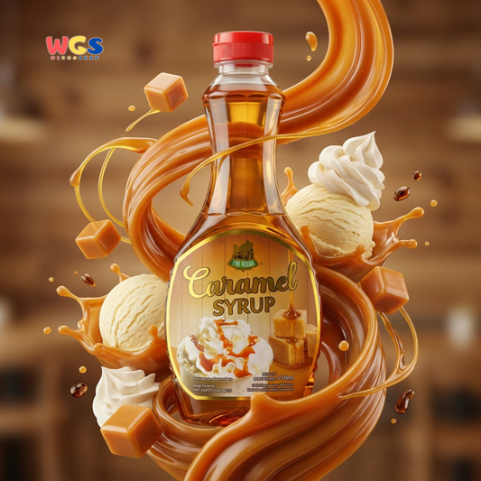 Star Village Caramel Syrup 710ml - Sirup Karamel Coffee Latte Dessert Pancake Waffle Ice Cream Topping