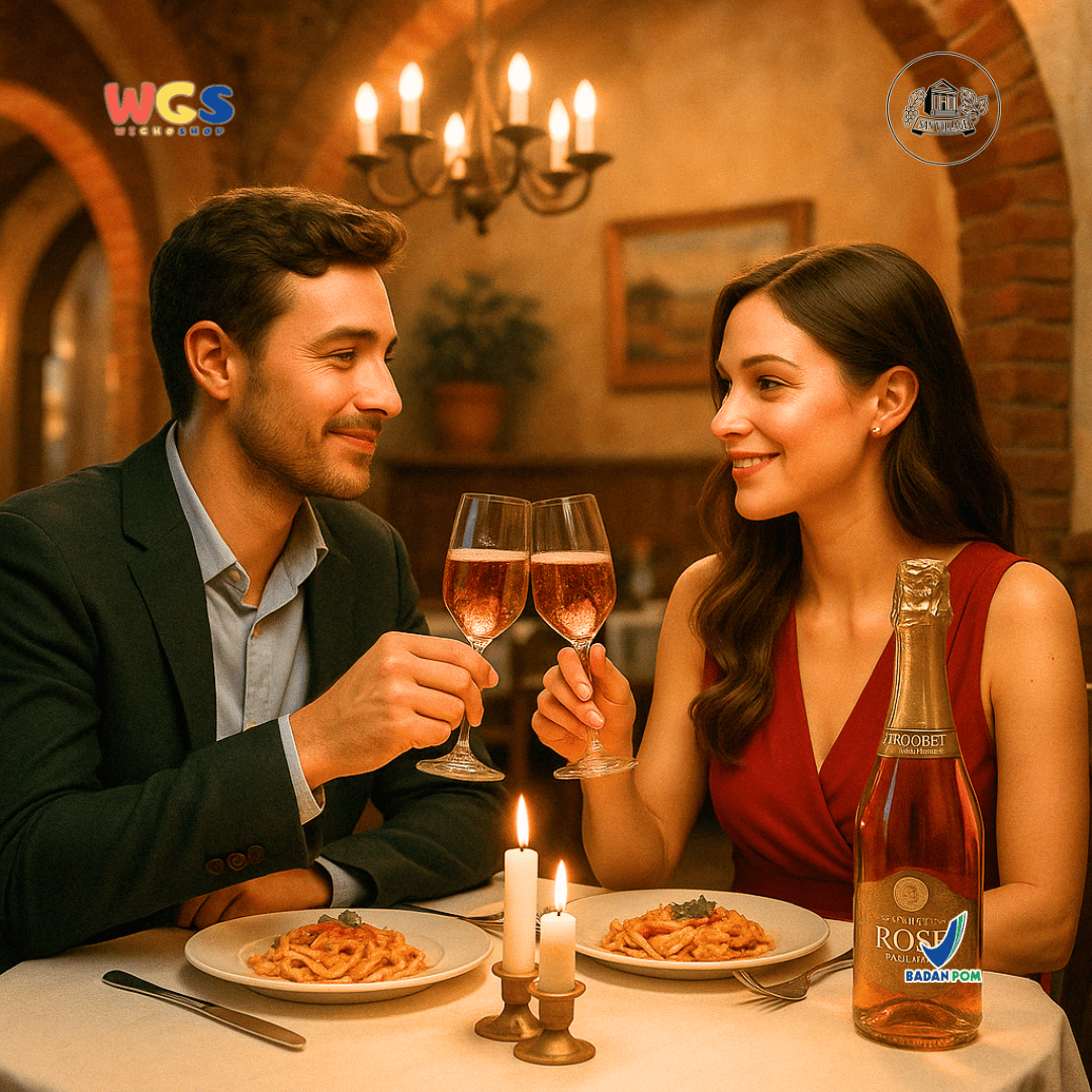 Star Village Sparkling Rosé Grape Juice 750mL – Minuman Anggur Berkarbonasi Tanpa Alkohol