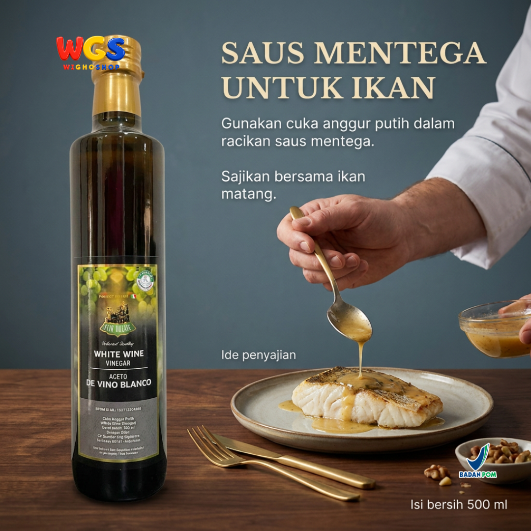 STAR VILLAGE White Wine Vinegar Aceto Di Vino Blanco 500ml - White Wine Vinegar