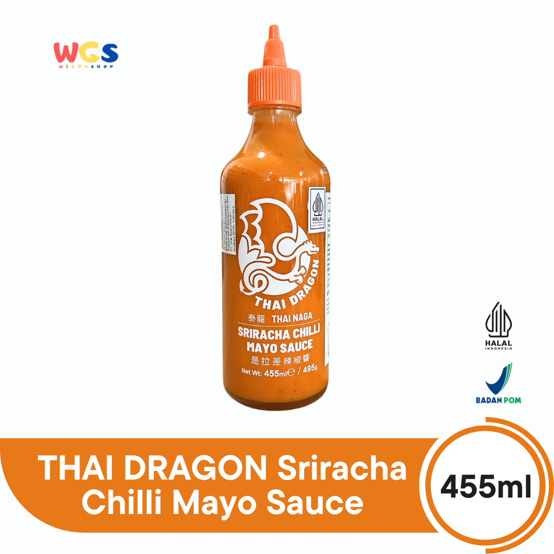 THAI DRAGON Sriracha Chili Mayo Sauce 455ml | Premium Halal Thai Spicy Mayo Sauce