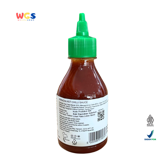 THAI DRAGON Sriracha Hot Chili Sauce 200ml | Spicy, Savory, Halal Premium Thai Chili Sauce