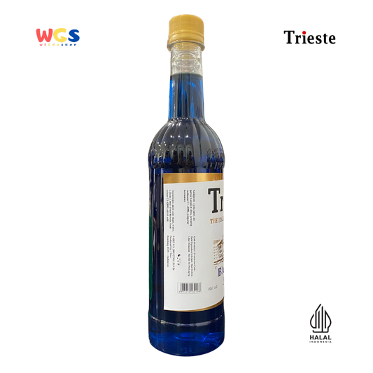 Trieste Syrup Premium Blue Citrus Flavor 650ml – Fresh Orange Flavored Syrup for Drinks & Desserts
