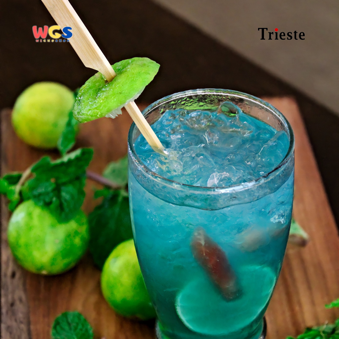 Trieste Syrup Premium Blue Citrus Flavour 650ml – Sirup Rasa Jeruk Segar untuk Minuman & Dessert