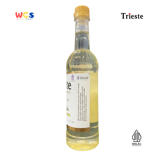 Trieste Syrup Premium Coconut Cream Flavour 650ml – Sirup Rasa Kelapa Lembut untuk Minuman & Dessert