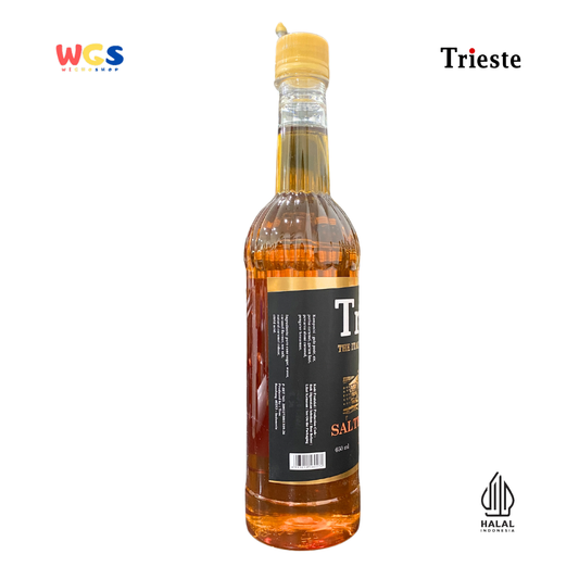 Trieste Syrup Premium Salted Caramel Flavor 650ml – Delicious Salted Caramel Syrup for Drinks
