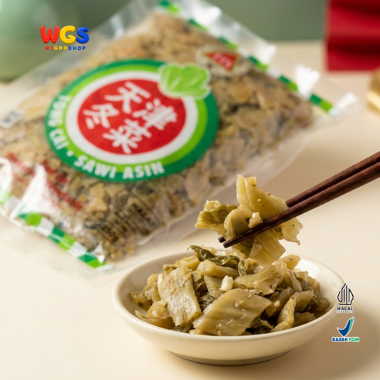 TTS Tong Cai Sawi Asin 250g - Dong Cai Tongcai Tianjin Preserved Vegetable Sawi Putih Asin Bumbu Sup Bubur