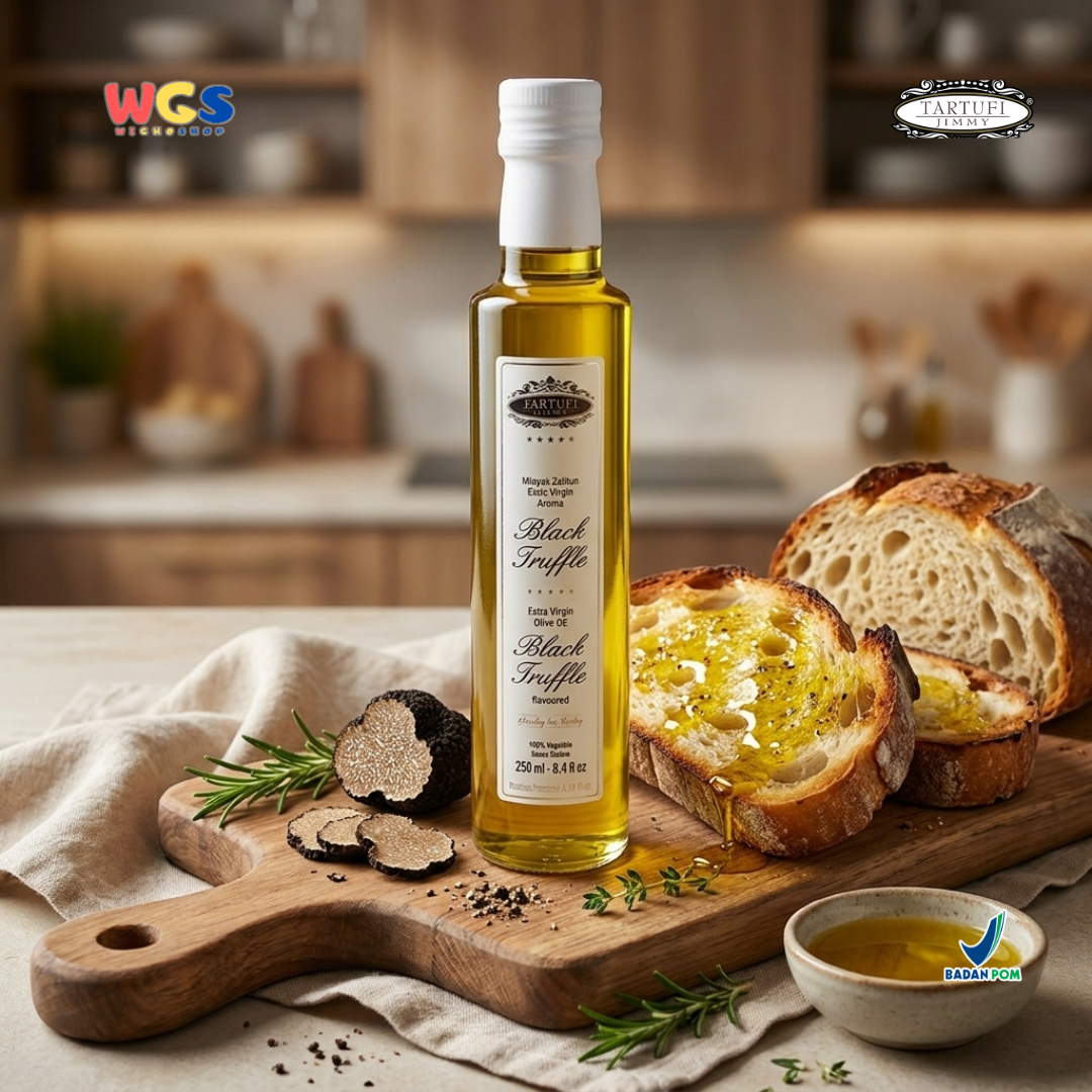 Tartufi Jimmy Black Truffle Olive Oil 250ml - Minyak Zaitun Truffle Italia