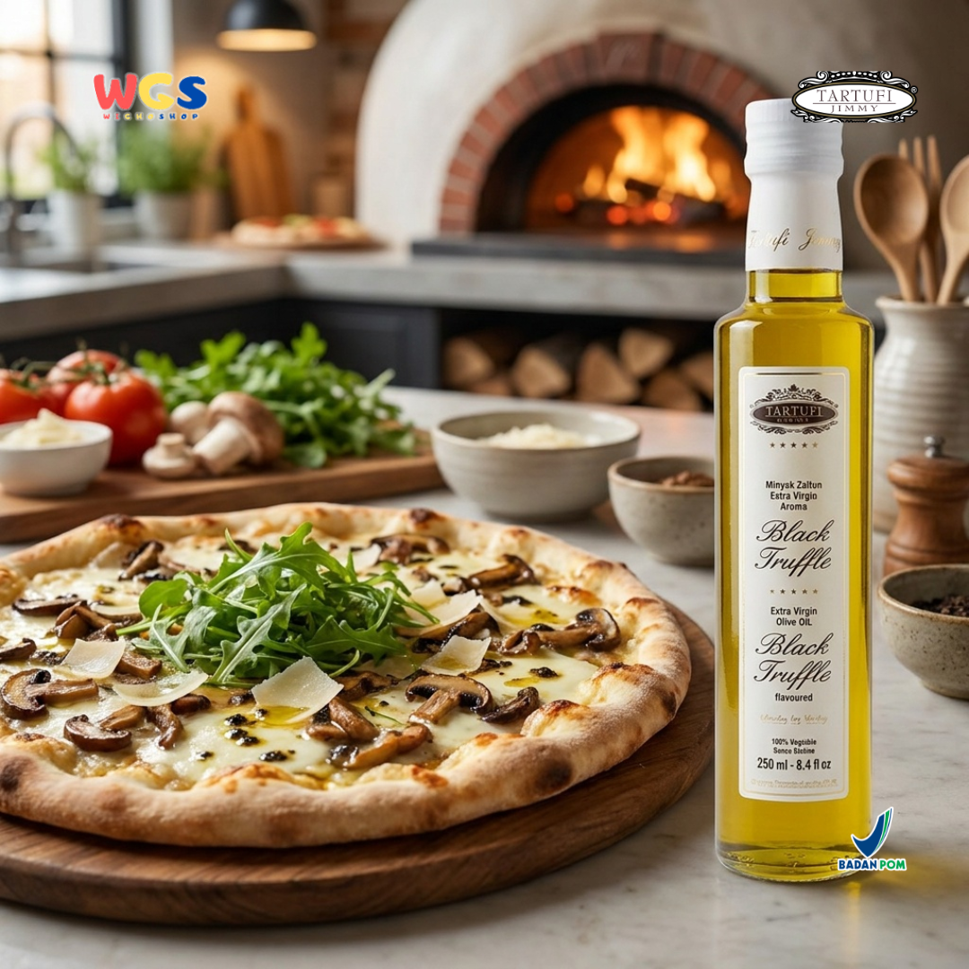 Tartufi Jimmy Black Truffle Olive Oil 250ml - Minyak Zaitun Truffle Italia