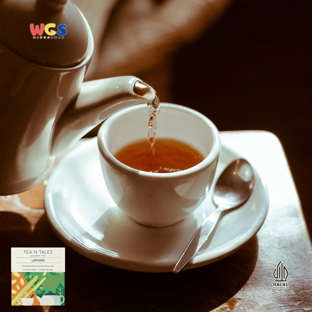 Tea N Tales Gourmet Tea Lintang 15gr (5x3gr) – Teh Segitiga Rempah Serai & Kayu Secang Bertenaga