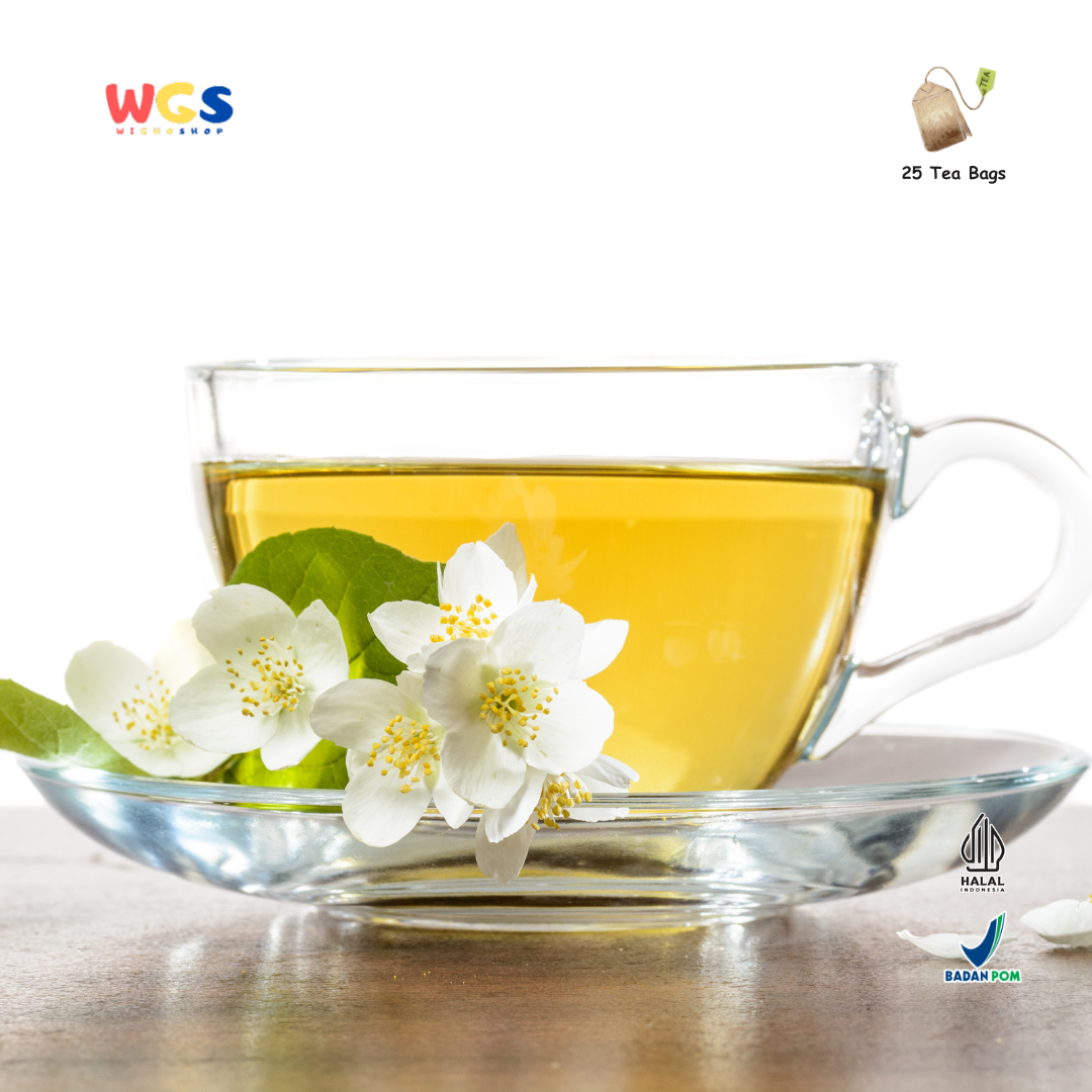 Tea N Tales Jasmine Tea 25 Tea Bags - 50gr | Premium Green Tea with Soothing Jasmine Aroma