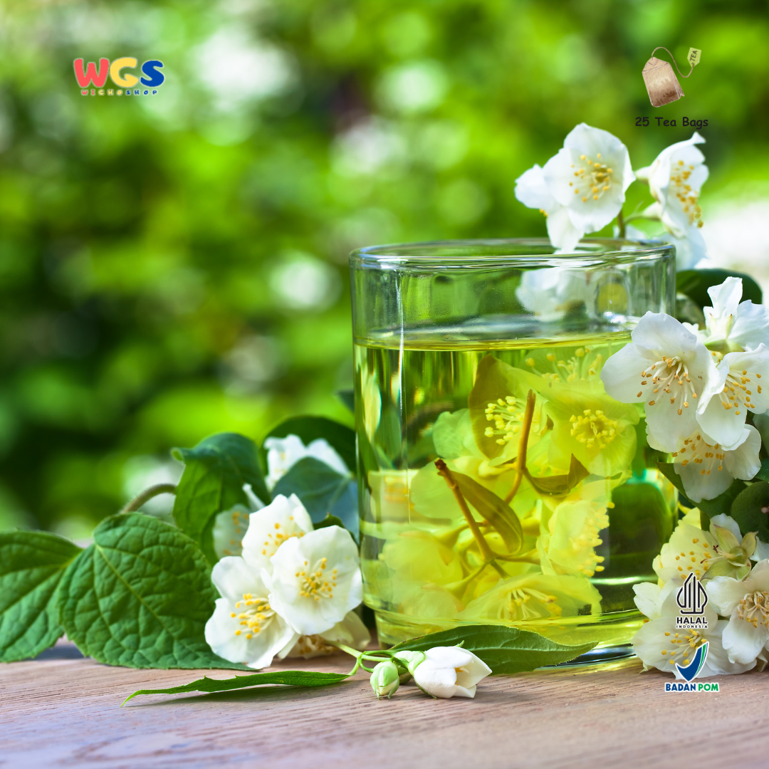 Tea N Tales Jasmine Tea 25 Tea Bags - 50gr | Teh Hijau Premium Aroma Melati Menenangkan