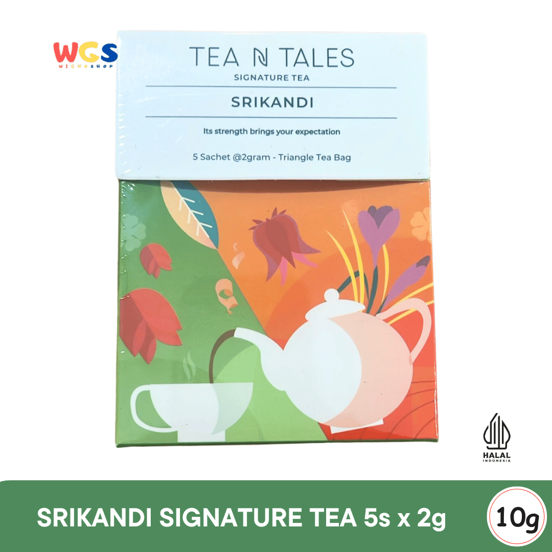 TEA N TALES Srikandi Signature Tea 5 Sachet x 2g (10g) – Teh Herbal Floral yang Kuat & Menenangkan