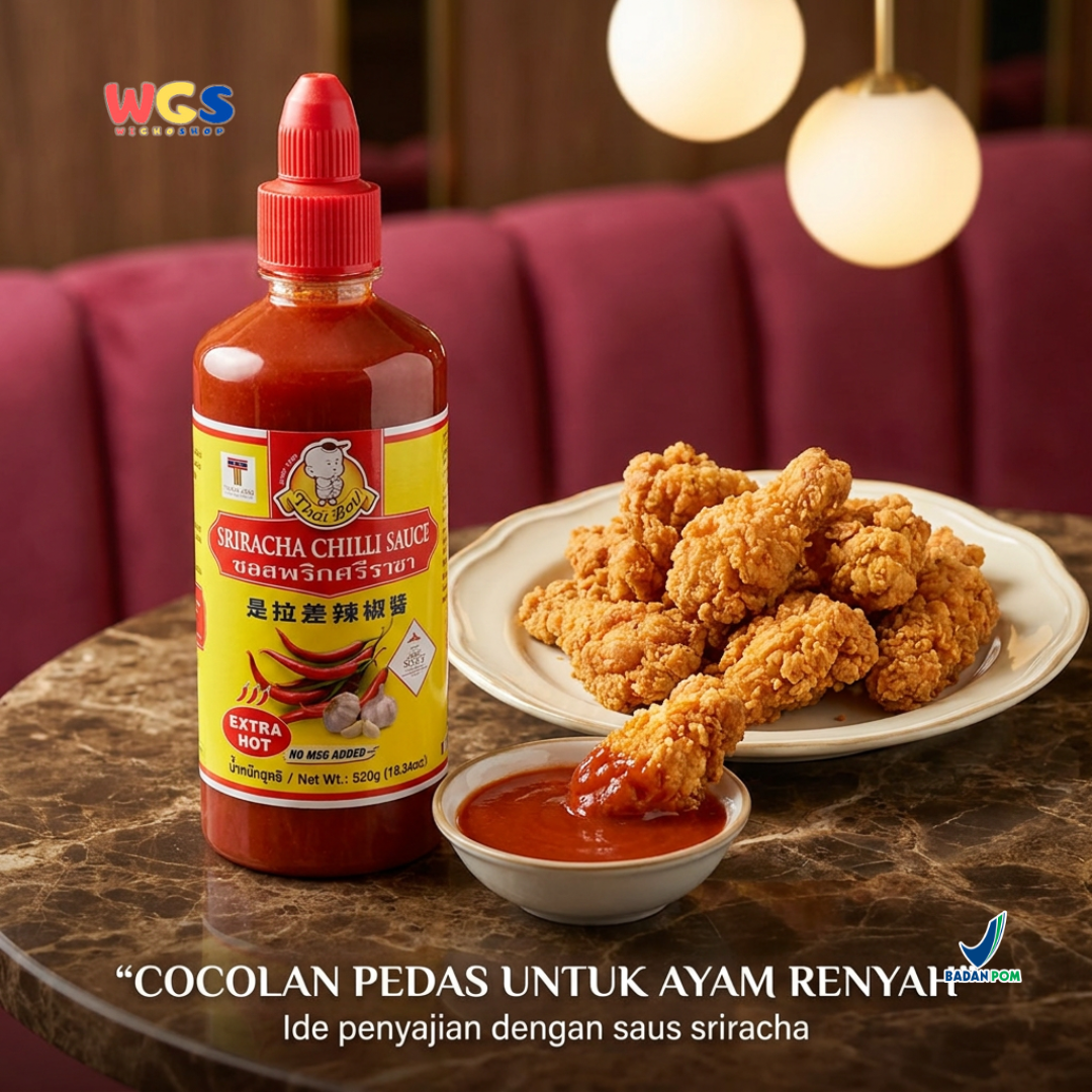 Thai Boy Sriracha Extra Hot 520g - Saus Sambal Pedas Thailand