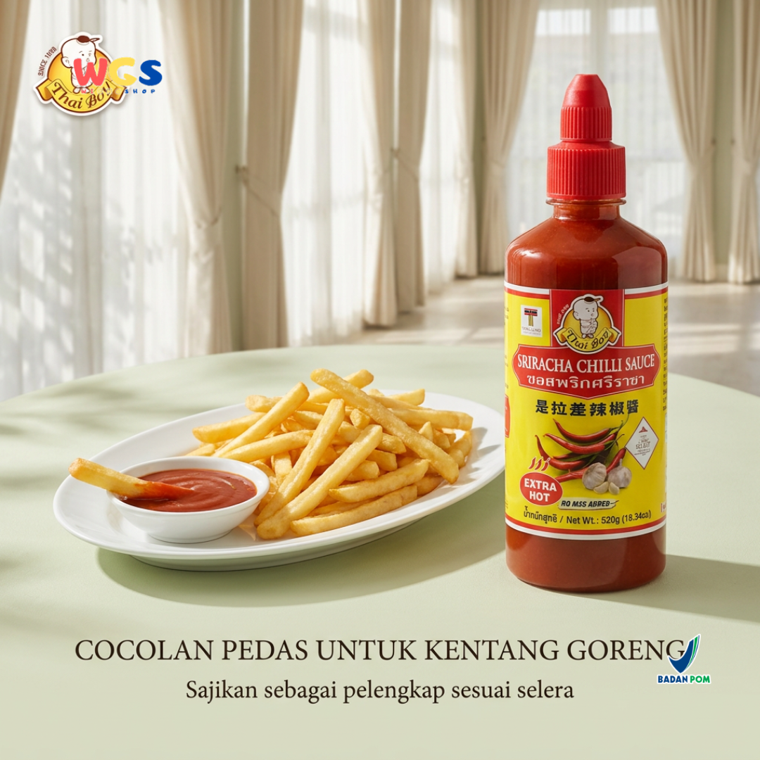 Thai Boy Sriracha Extra Hot 520g - Saus Sambal Pedas Thailand