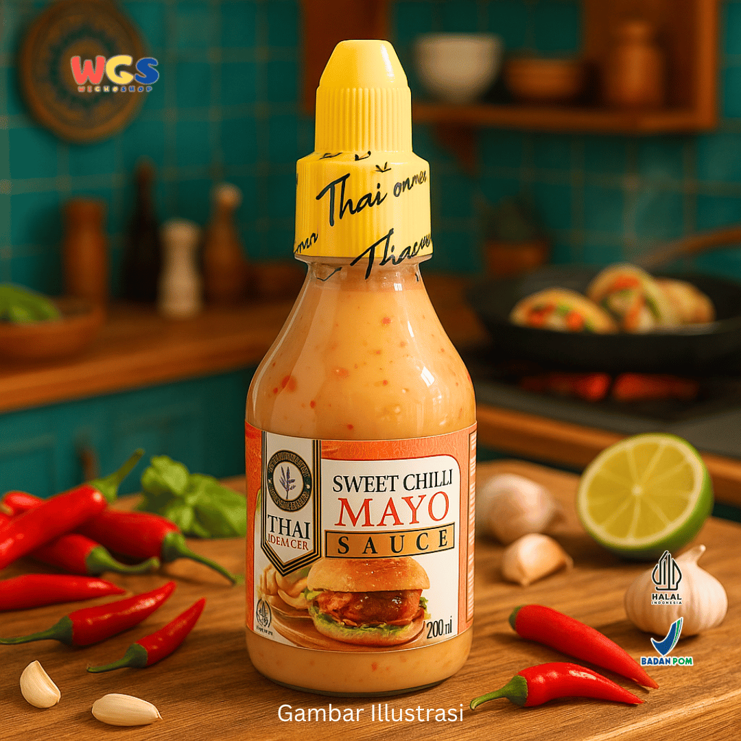 Thai Dancer Sweet Chilli Mayo Sauce 200 ml – Saus Mayo Pedas Manis Serbaguna