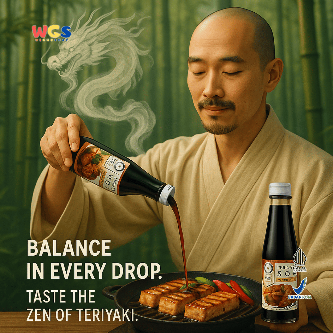 Thai Dancer Teriyaki Soy Sauce 200ml – Authentic Teriyaki Soy Sauce for Marinating & Asian Stir-Fries