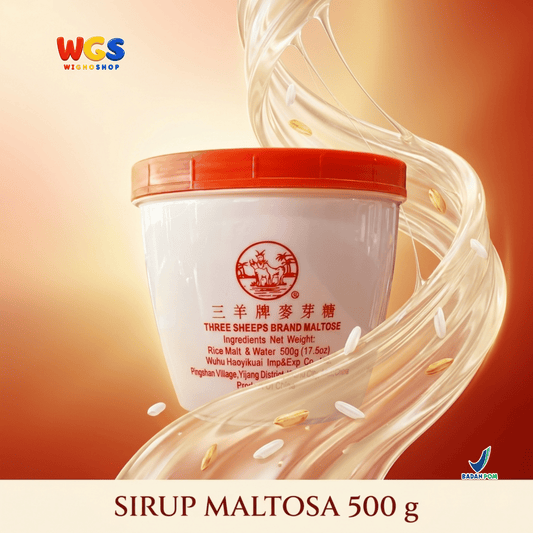 Three Sheeps Maltose Syrup 500g - Sirup Maltosa Gula Beko Cair untuk Char Siu Bebek Panggang Kue dan Permen