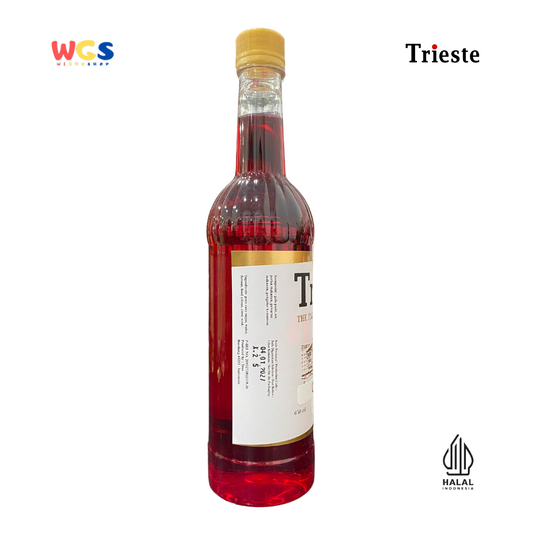 Trieste Syrup Premium Cherry Flavor 650ml – Sweet and Sour Cherry Flavored Syrup for Drinks & Desserts