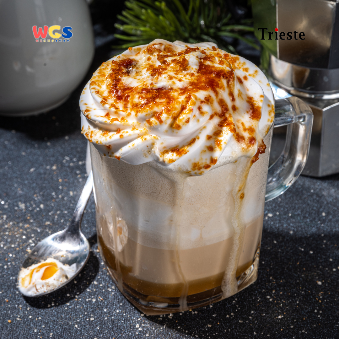 Trieste Syrup Crème Brûlée 650ml – Premium Crème Brûlée Flavored Syrup for Drinks & Desserts