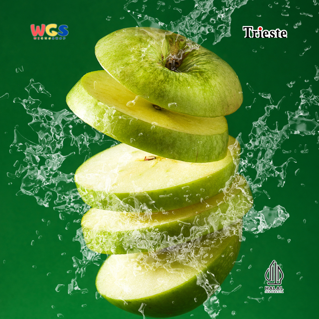 Trieste Green Apple Flavor Syrup Premium 650ml – Fresh Green Apple Syrup for Drinks & Desserts